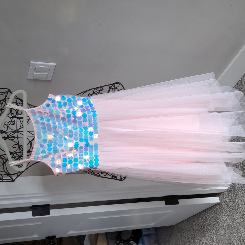 Sequin and tulle dress